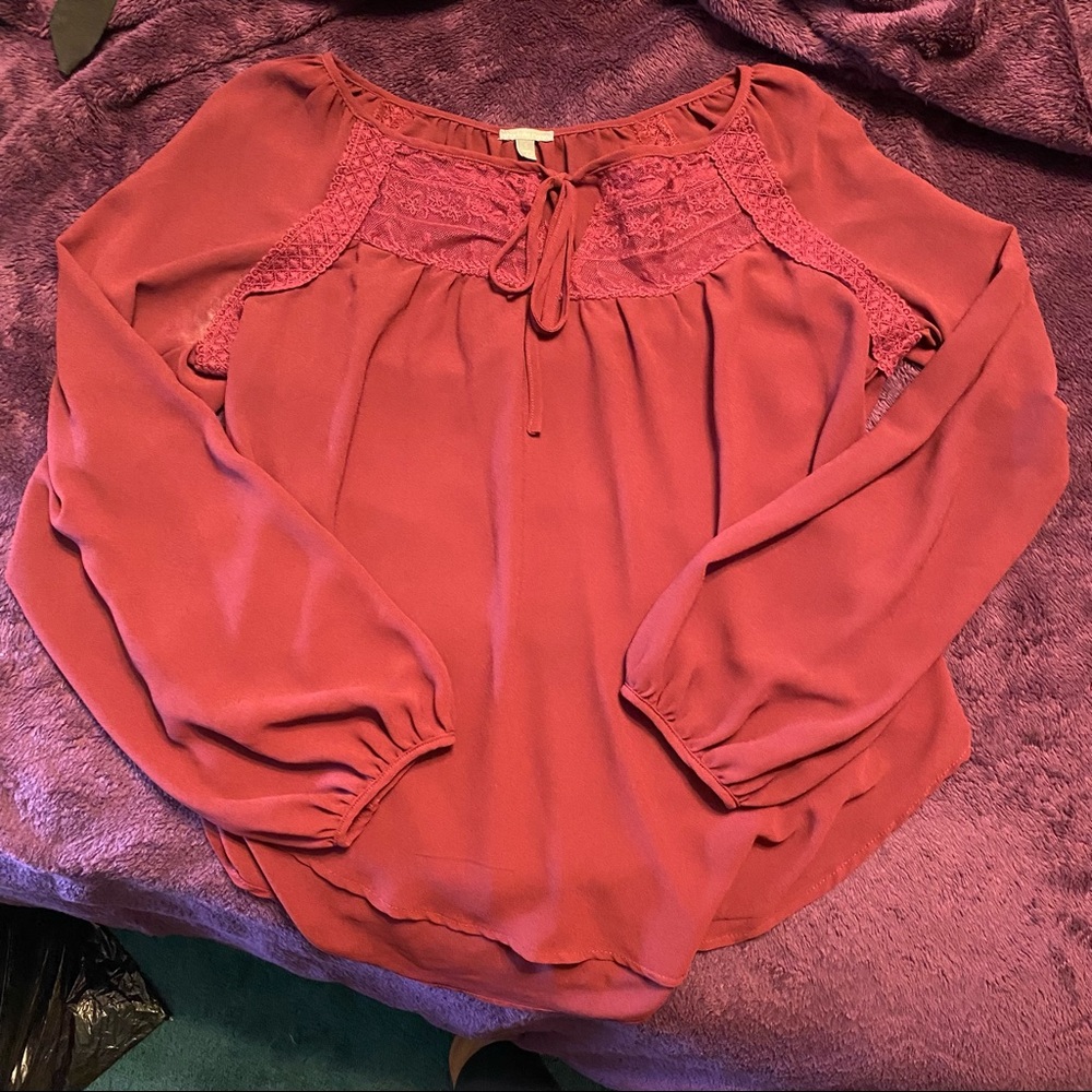Charlotte Russe sheer blouse